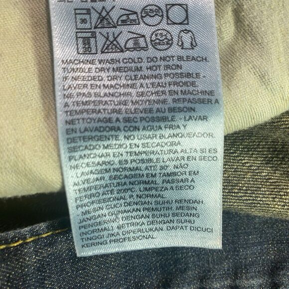 LEVI STRAUSS Jeans 569 Loose Fit Straight Leg 100% Cotton Denim Mens 40x32 Blue - Picture 9 of 10